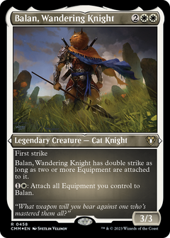 Balan, Wandering Knight (CMM-458) - Commander Masters Etched Foil-1