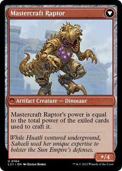 Saheeli's Lattice // Mastercraft Raptor [The Lost Caverns of Ixalan]-2