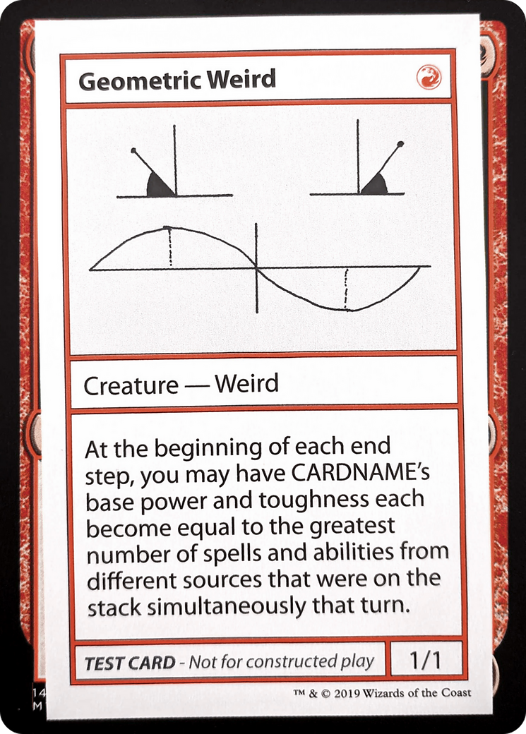 Geometric Weird (2021 Edition) [Mystery Booster Playtest Cards]-1