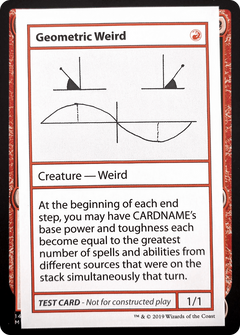 Geometric Weird (2021 Edition) [Mystery Booster Playtest Cards]-1