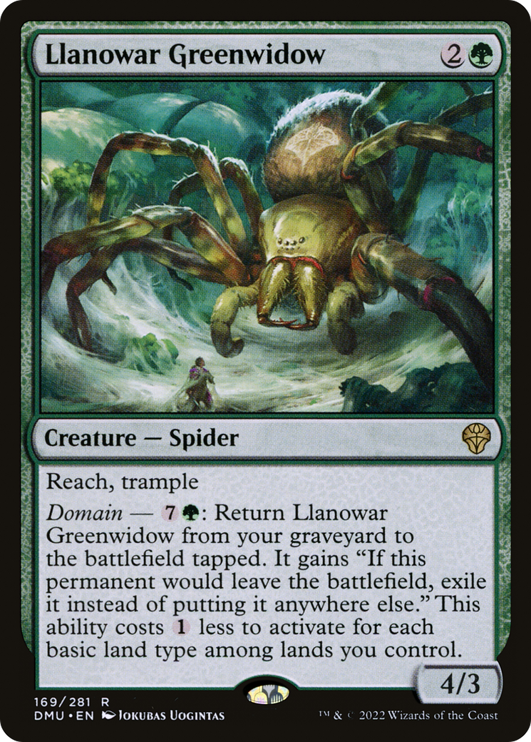 Llanowar Greenwidow [Dominaria United]-1