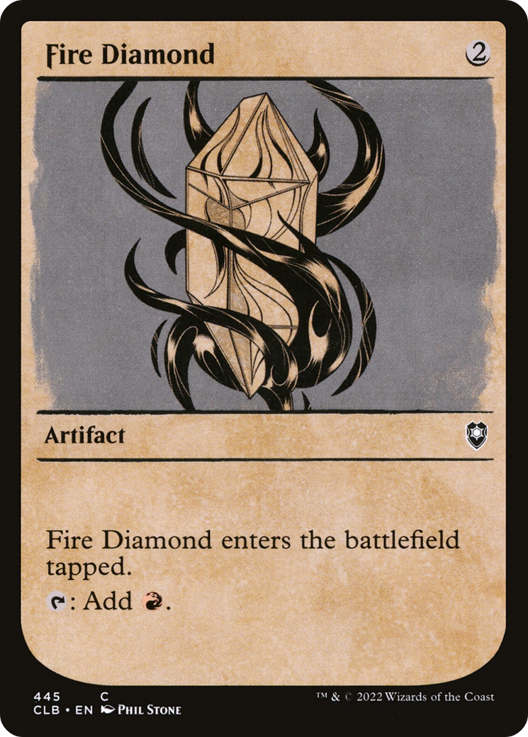 Fire Diamond (Showcase) [Commander Legends: Battle for Baldur's Gate]-1