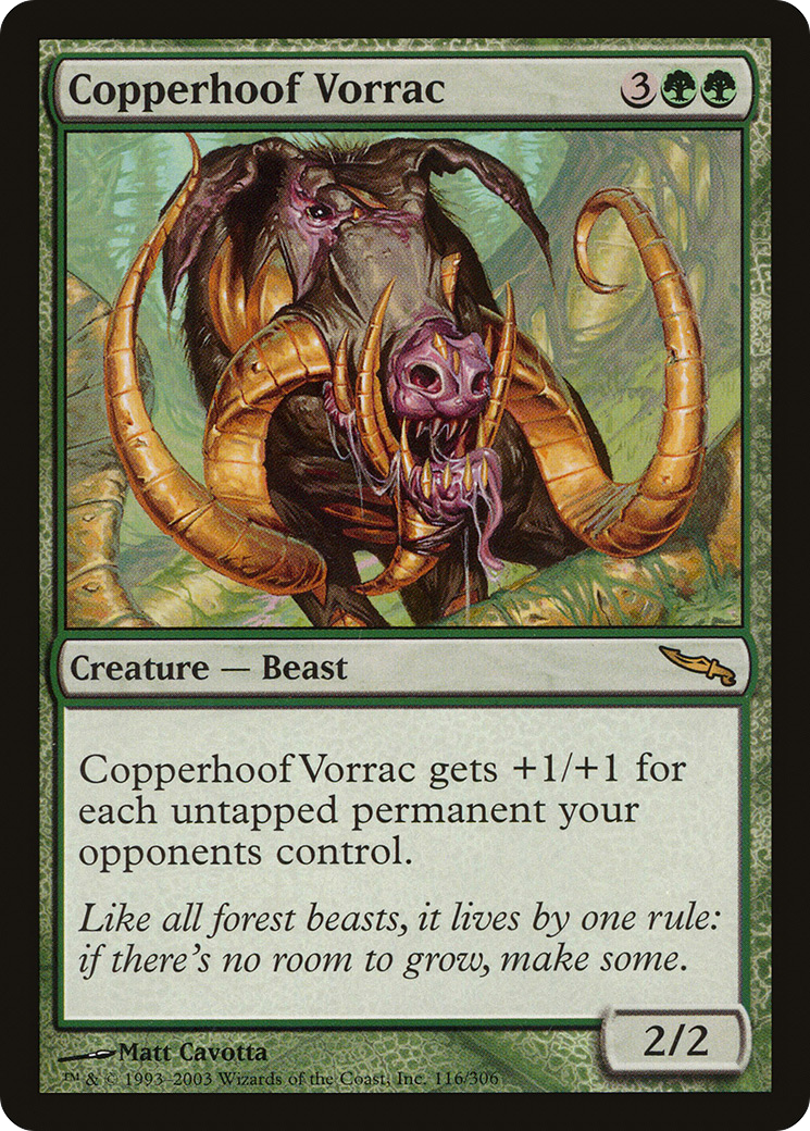 Copperhoof Vorrac [Mirrodin]-1