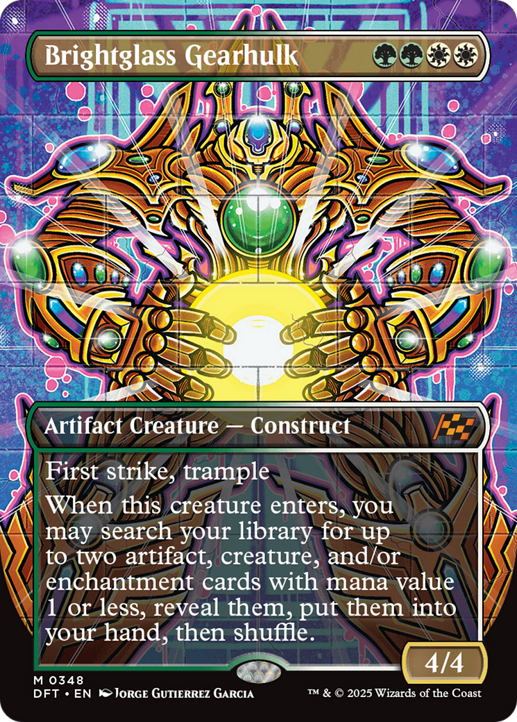 Brightglass Gearhulk (Borderless) [Aetherdrift]-1