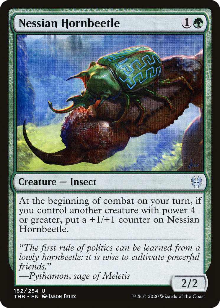 Nessian Hornbeetle [Theros Beyond Death]-1