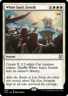 White Sun's Zenith [Phyrexia: All Will Be One Commander]-1