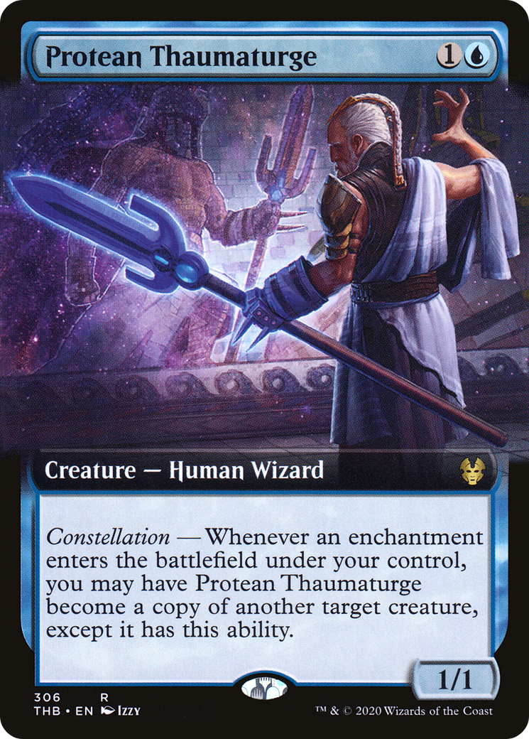 Protean Thaumaturge (Extended Art) [Theros Beyond Death]-1