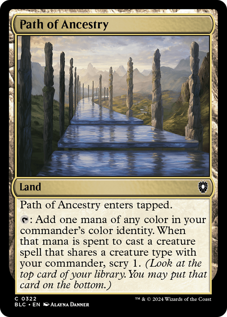 Path of Ancestry [Bloomburrow Commander]-1