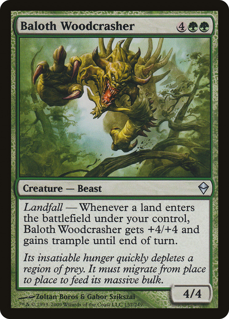 Baloth Woodcrasher [Zendikar]-1