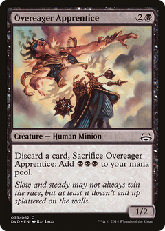Overeager Apprentice (Divine vs. Demonic) [Duel Decks Anthology]-1