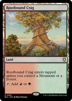 Rootbound Crag [Bloomburrow Commander]-1