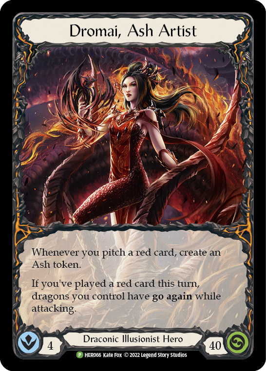 Dromai, Ash Artist [HER066] (Promo)  Rainbow Foil-1