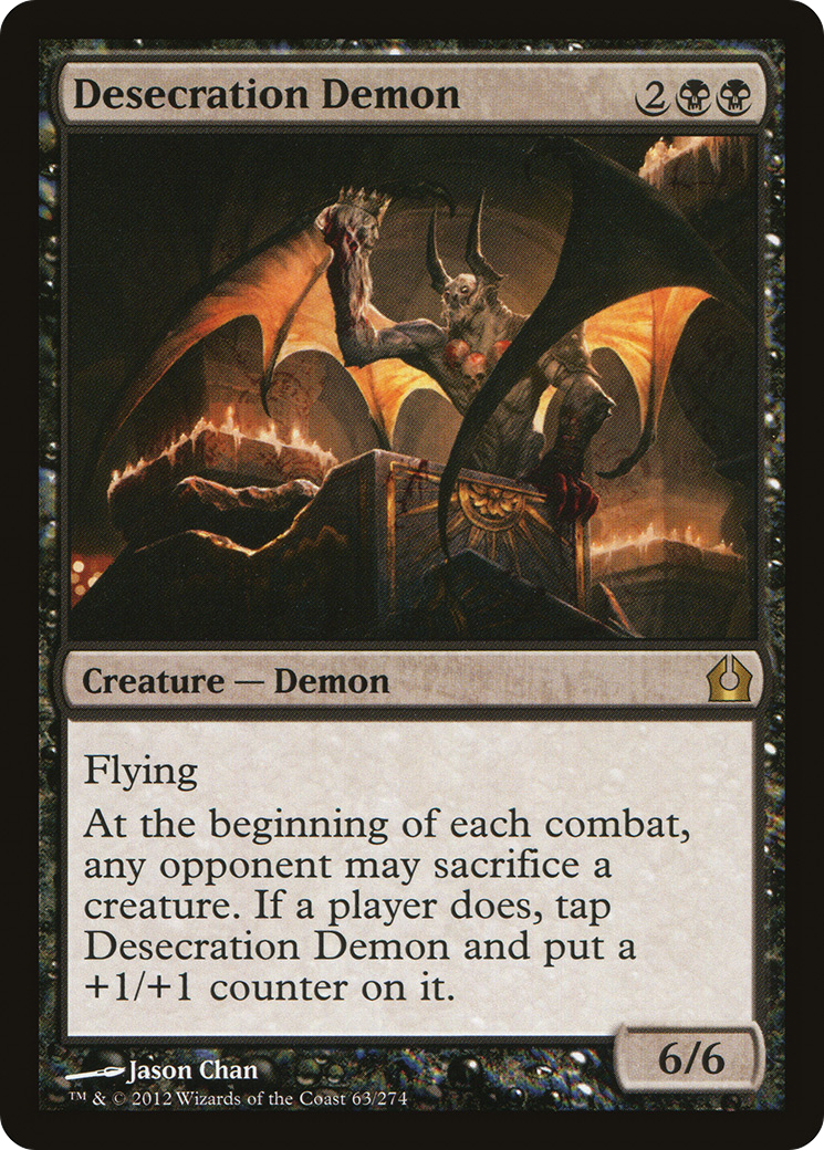 Desecration Demon [Return to Ravnica]-1