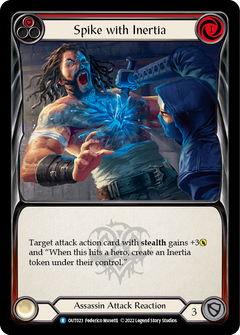 Spike with Inertia (Red) [OUT023] (Outsiders)  Rainbow Foil-2