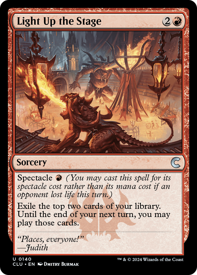 Light Up the Stage [Ravnica: Clue Edition]-1
