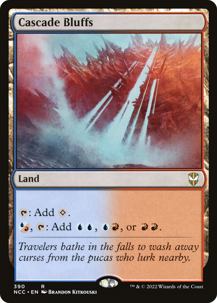 Cascade Bluffs [Streets of New Capenna Commander]-1