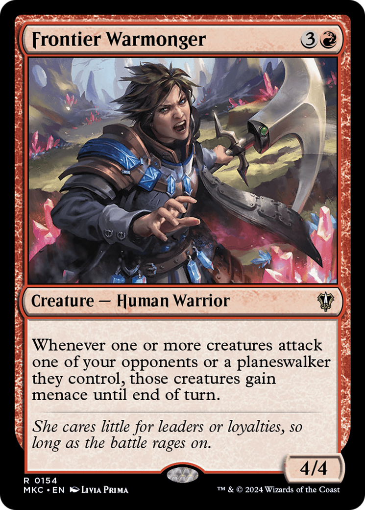 Frontier Warmonger [Murders at Karlov Manor Commander]-1