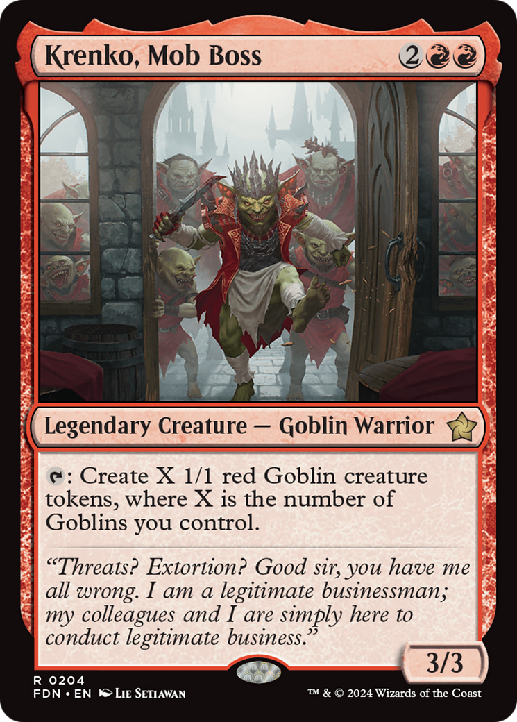 Krenko, Mob Boss [Foundations]-1
