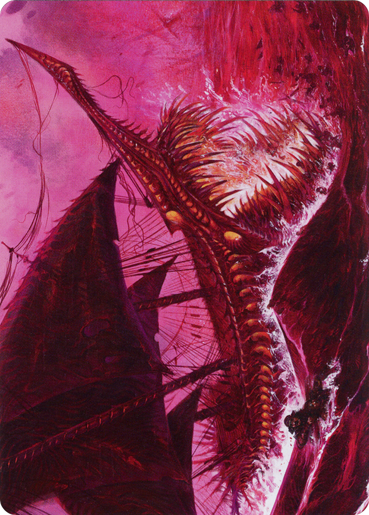 Marauding Dreadship // Marauding Dreadship (AMOM-036) - March of the Machine Art Series (Borderless)-1