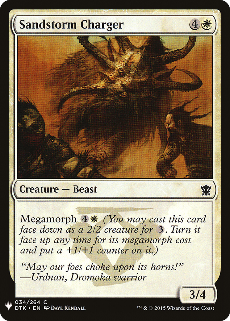 Sandstorm Charger [Mystery Booster]-1