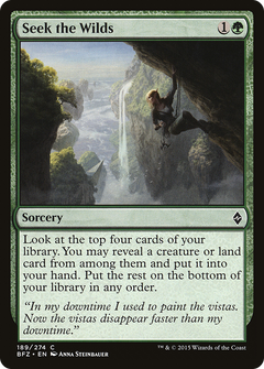 Seek the Wilds [Battle for Zendikar]-1