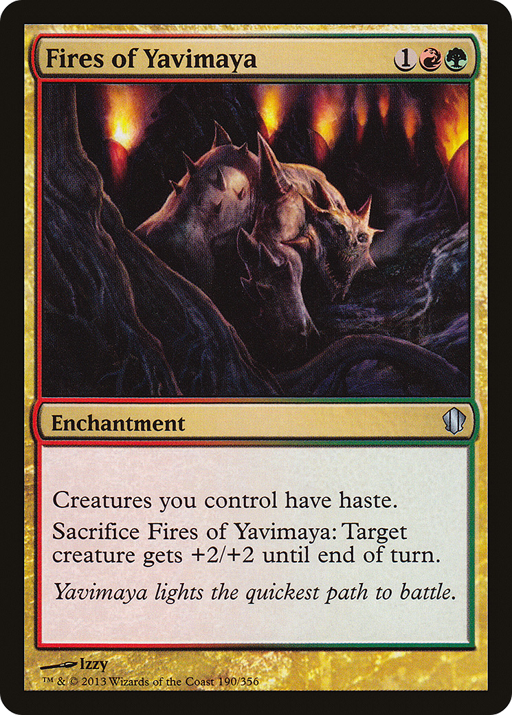 Fires of Yavimaya [Commander 2013]-1
