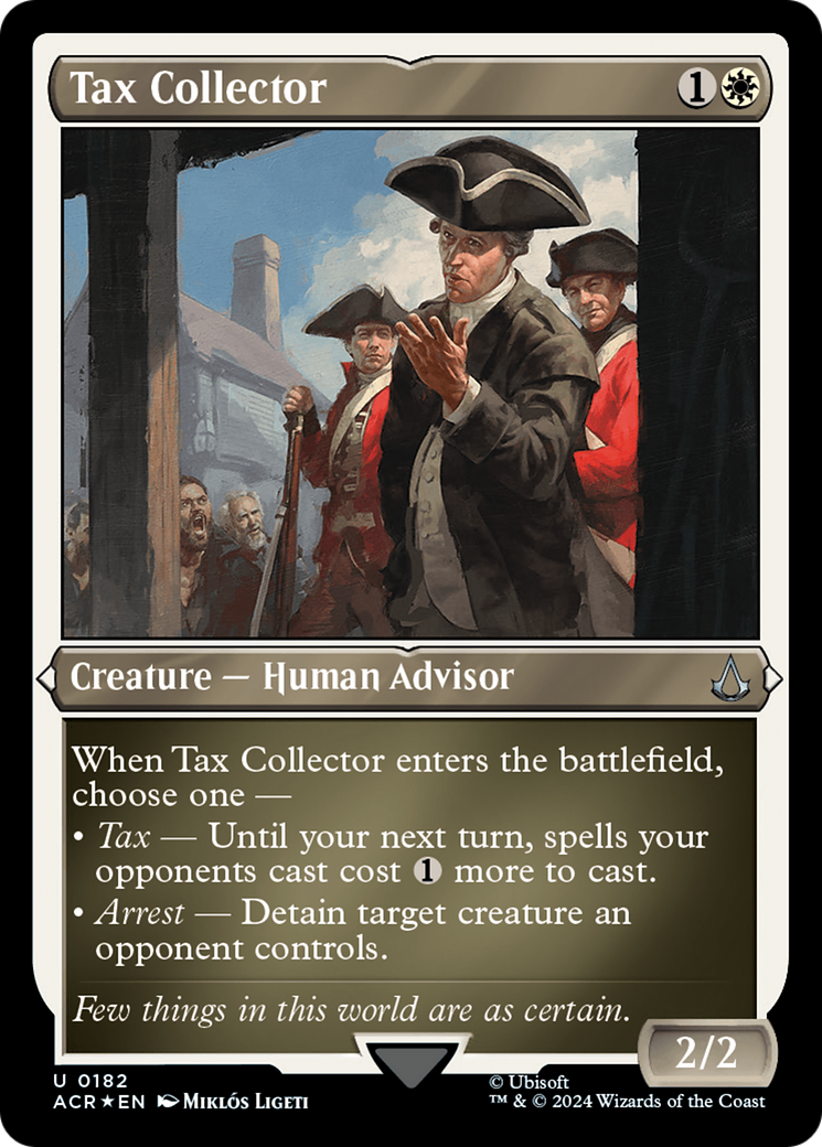 Tax Collector (ACR-182) - Assassin's Creed Etched Foil-1