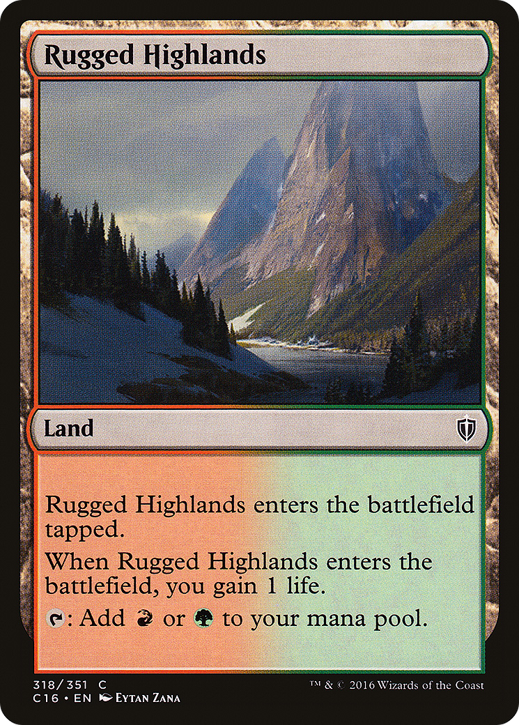 Rugged Highlands [Commander 2016]-1