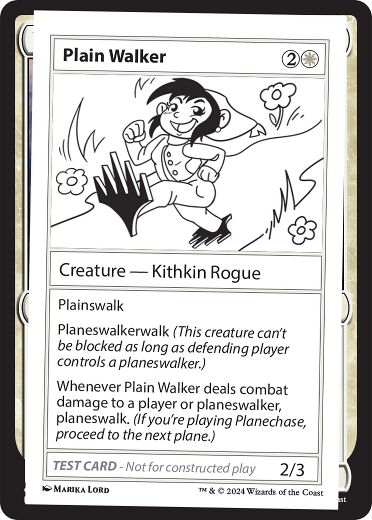 Plain Walker [Mystery Booster 2 Playtest Cards]-1