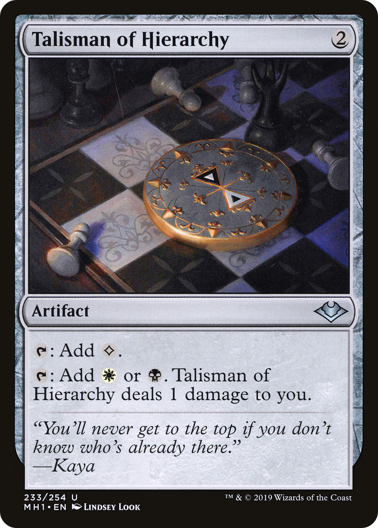 Talisman of Hierarchy [Modern Horizons]-1