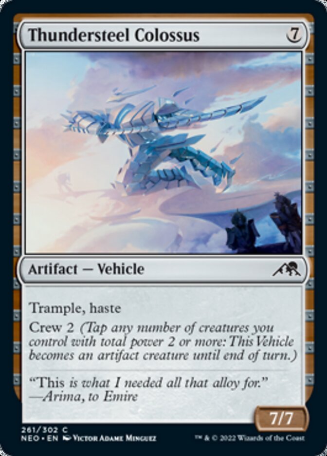 Thundersteel Colossus [Kamigawa: Neon Dynasty]-1