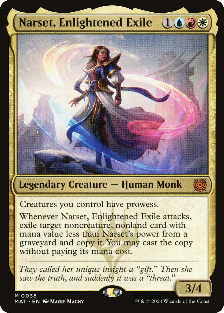 Narset, Enlightened Exile [March of the Machine: The Aftermath]-1