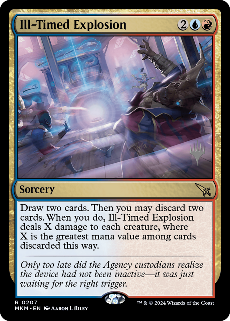 Ill-Timed Explosion (Promo Pack) [Murders at Karlov Manor Promos]-1