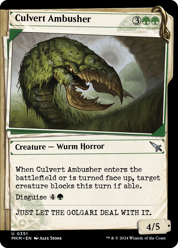 Culvert Ambusher (Showcase) [Murders at Karlov Manor]-1