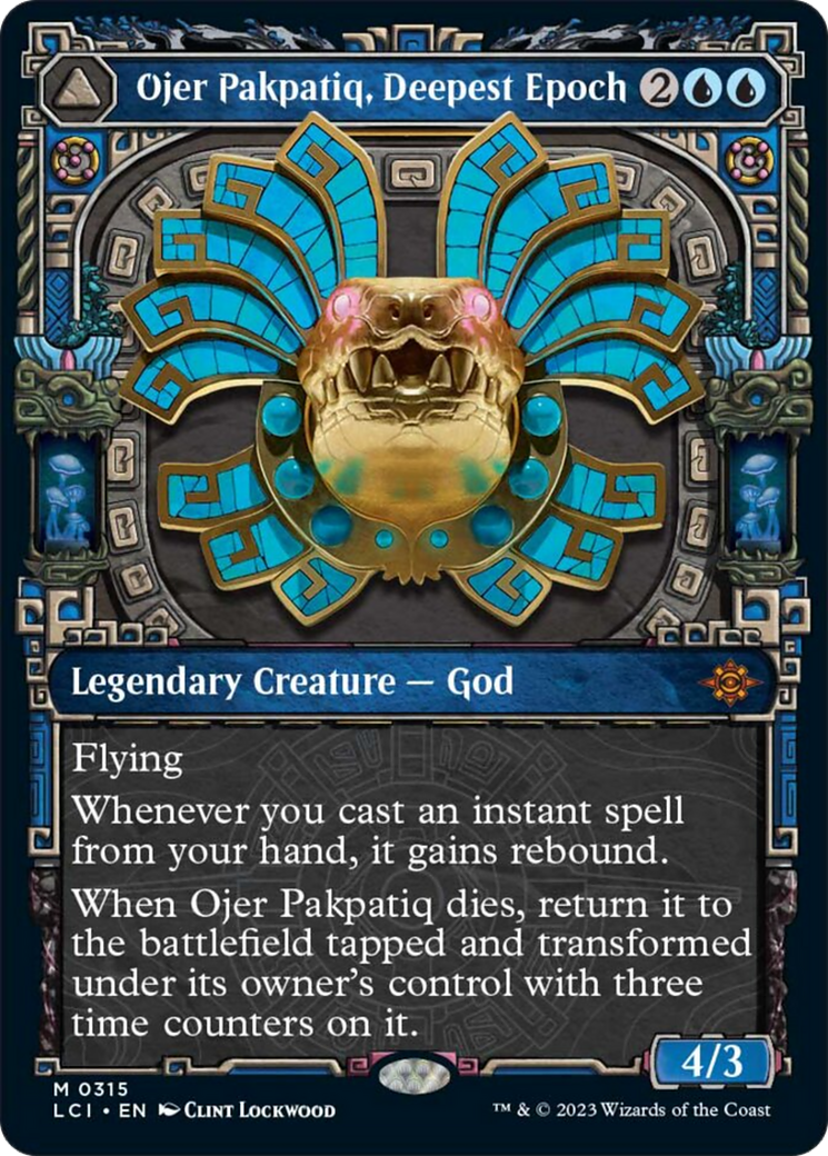 Ojer Pakpatiq, Deepest Epoch // Temple of Cyclical Time (Showcase) [The Lost Caverns of Ixalan]-1
