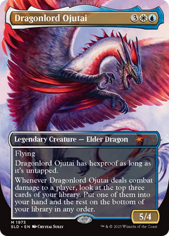 Dragonlord Ojutai // Dragonlord Ojutai (SLD-1973) - Secret Lair Drop (Borderless) Foil-3