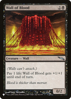 Wall of Blood (LIST-82/306) - The List-1