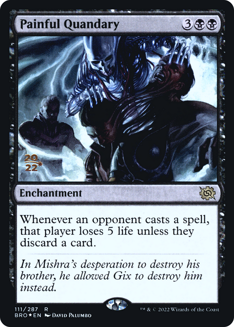 Painful Quandary [The Brothers' War Prerelease Promos]-1