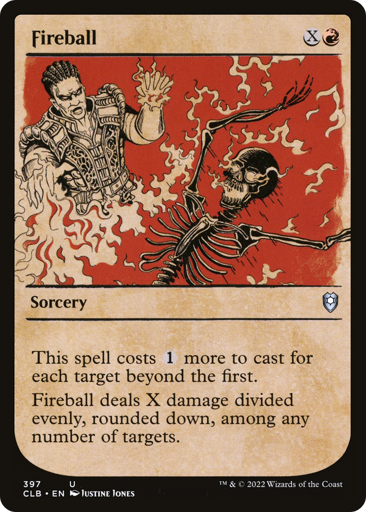 Fireball (Showcase) [Commander Legends: Battle for Baldur's Gate]-1