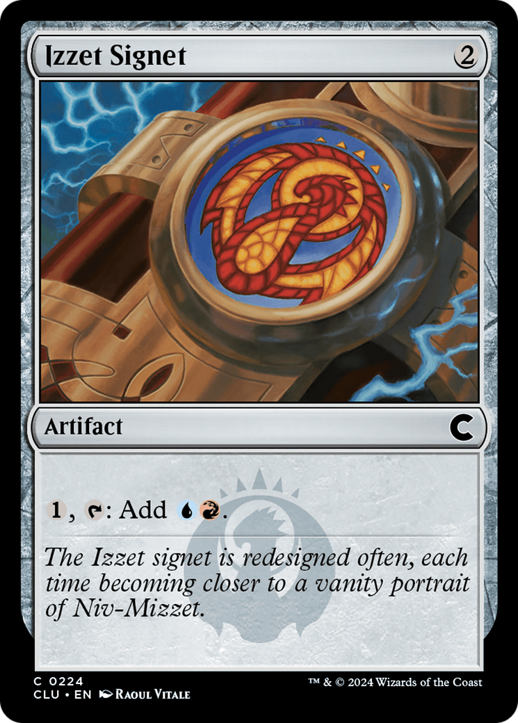 Izzet Signet [Ravnica: Clue Edition]-1