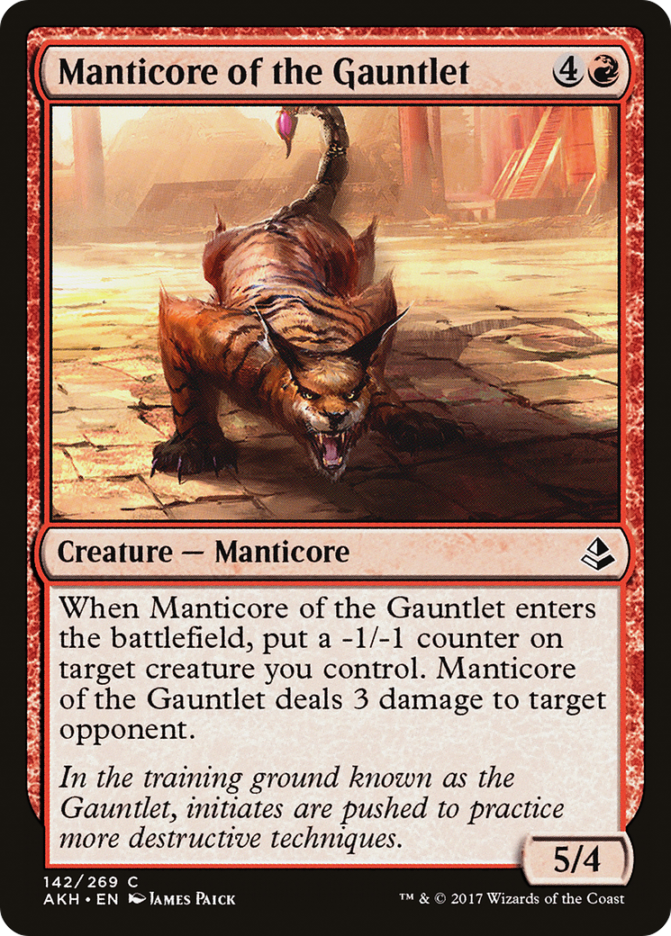 Manticore of the Gauntlet [Amonkhet]-1