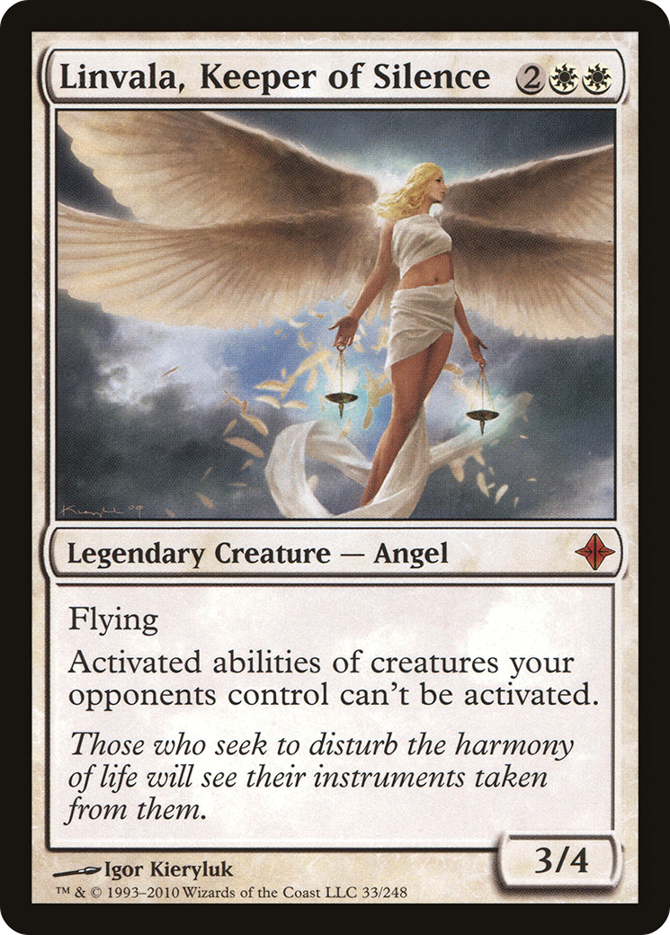Linvala, Keeper of Silence [Rise of the Eldrazi]-1