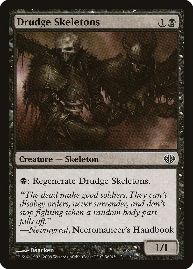 Drudge Skeletons [Duel Decks: Garruk vs. Liliana]-1