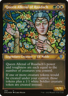 Queen Allenal of Ruadach (Showcase Textured) [Dominaria United]-1