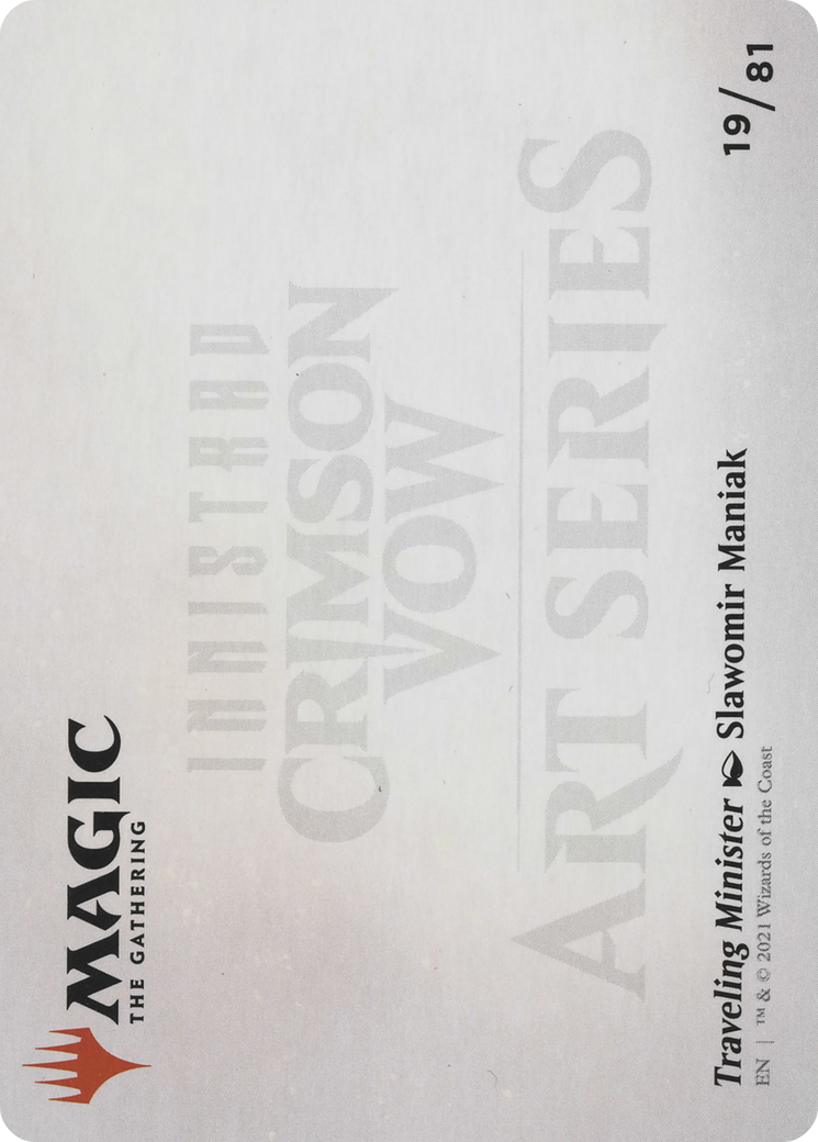 Traveling Minister // Traveling Minister (AVOW-019) - Crimson Vow Art Series (Borderless)-2