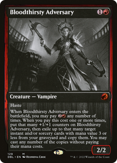 Bloodthirsty Adversary [Innistrad: Double Feature]-1