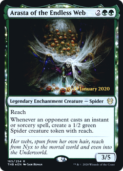Arasta of the Endless Web [Theros Beyond Death Prerelease Promos]-1