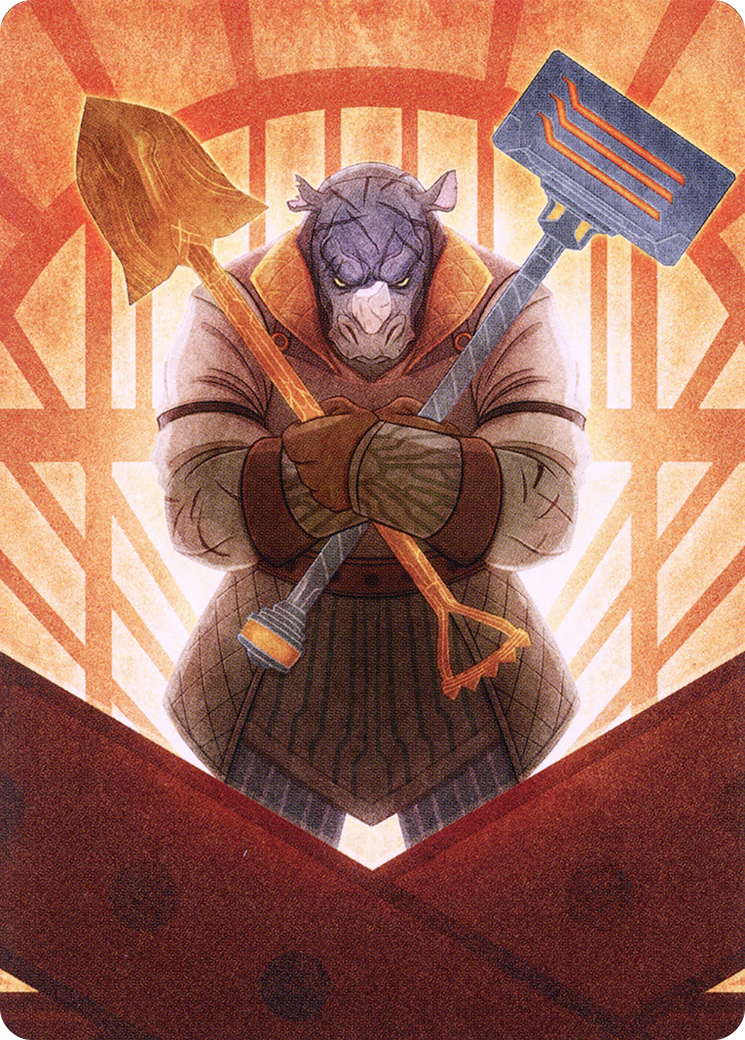 Mr. Orfeo, the Boulder // Mr. Orfeo, the Boulder (ASNC-070) - New Capenna Art Series (Borderless) Foil-3