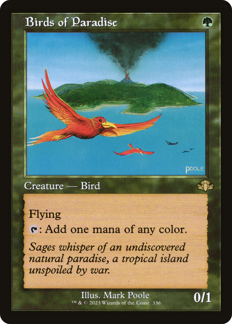 Birds of Paradise (Retro) [Dominaria Remastered]-1