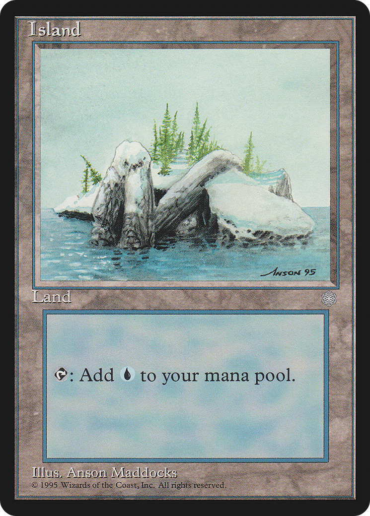 Island (Signature on Right) [Ice Age]-1